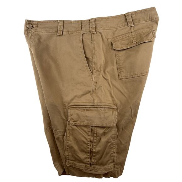 Goodfellow & Co Men's Cargo Shorts Tan Khaki Sz 40 Flat Front Casual 11" inseam - Picture 4 of 13